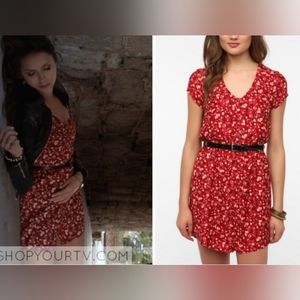 Kimchi Blue Red Floral Dress